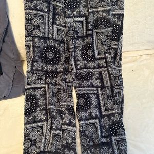 Bandana style fabric pants size xl